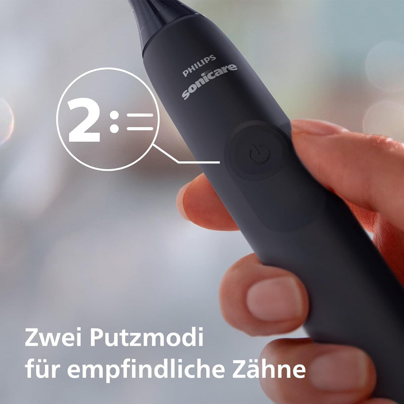 Philips Sonicare 4100 – elektrische Philips Sonicare Zahnbürste für Erwachsene mit 1 x Philips W2 Op