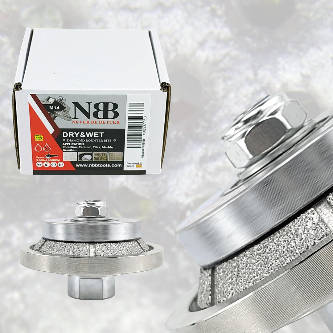 NBB Diamant-Profilscheibe Diamantfräser Fräsbohrer Trennreibahle Profilierungs-Bit für Porzellan Fli