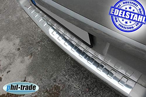 Recambo CT-LKS-1850a LADEKANTENSCHUTZ Edelstahl POLIERT für OPEL Zafira B, 2005-2014 | mit ABKANTUNG