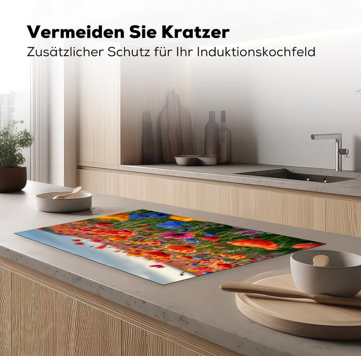 Herdabdeckplatte Einteilig Küche Ceranfeld Abdeckplatte Cerankochfeld Abdeckung Induktionskochfeld S