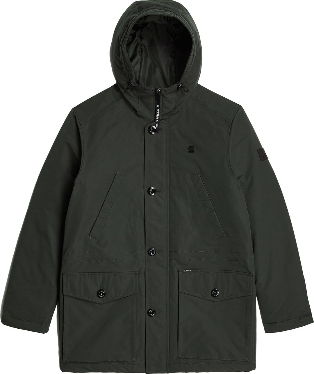 G-STAR Herren Vodan Padded Hooded Parka Jackets, Grau (asfalt D26402-D908-995)