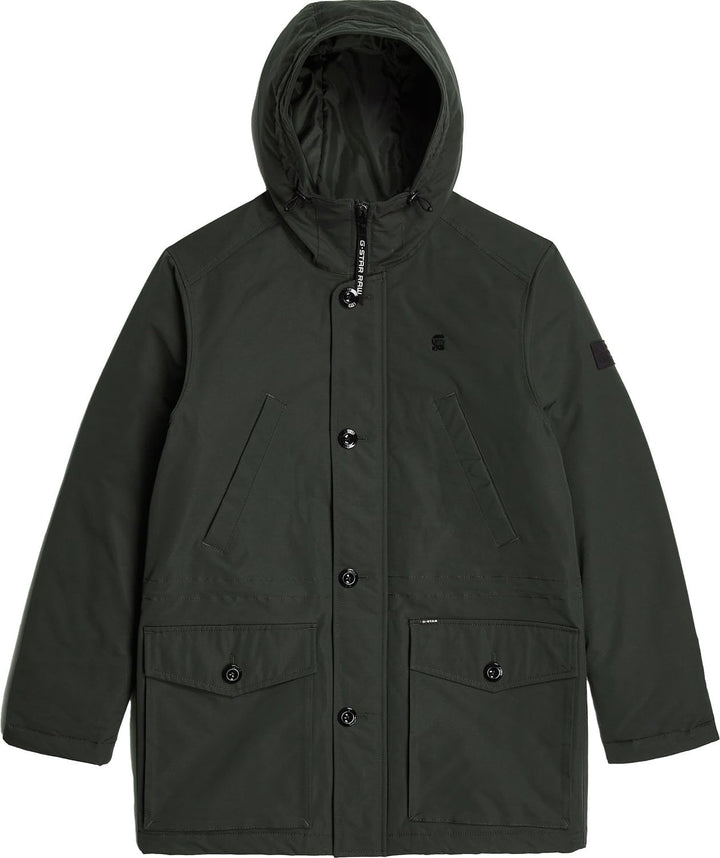 G-STAR Herren Vodan Padded Hooded Parka Jackets, Grau (asfalt D26402-D908-995)