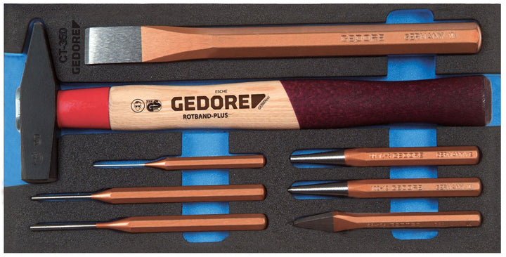 Werkzeugmodul 1500 CT1-350 8-tlg.1/3-Modul Schlagwerkzeugsatz GEDORE