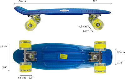 Airel Skateboard | Skateboard LED | LED - Räder Skateboard | WeSkate | Skate Caster Board | Skateboa