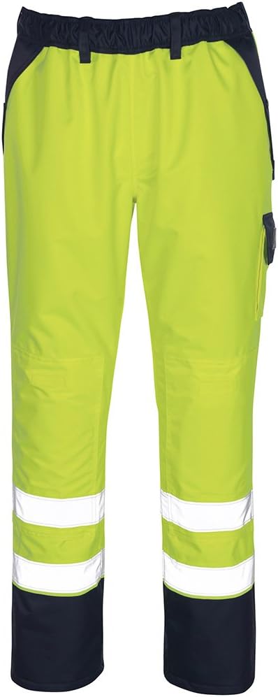 Mascot Unisex Hose Überziehhose Linz Grösse 2XL in gelb/Marineblau (1er Pack), Gelb / Marineblau