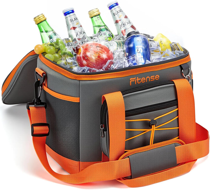 Kühltasche Faltbar, Weiche Kühltasche, 4-lagige isolierte auslaufsicher, Isoliertasche Kühlbox, isol