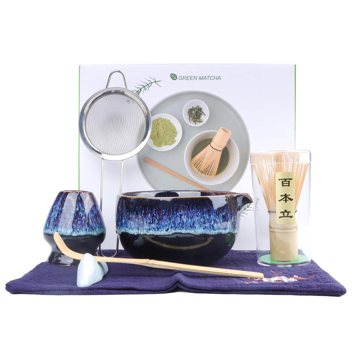 Matcha-Set – 7-Tlg. Macha Tea Set mit Matcha Schale und Matcha Zubehör, ein hochwertiges Matcha Set