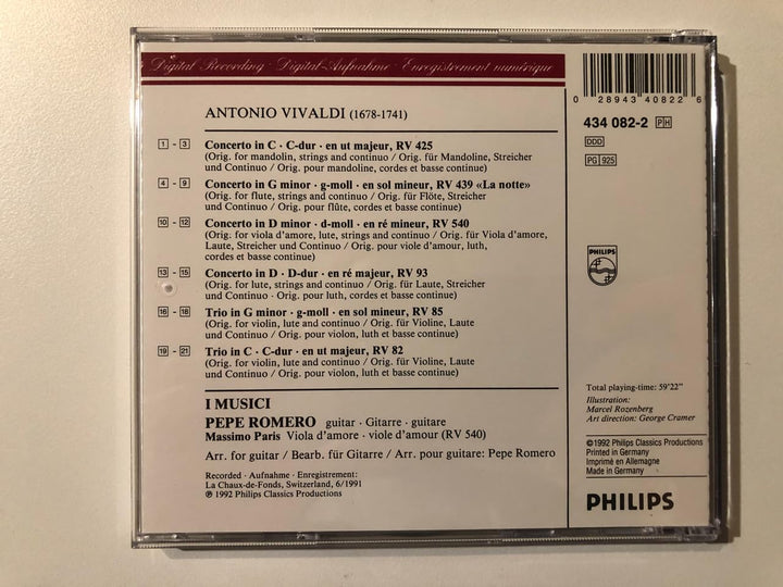 Gitarrenkonzerte, Audio-CD