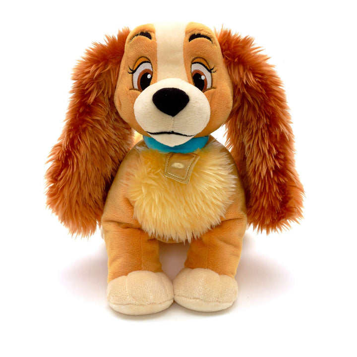 Disney Store Lady Offizielles mittelgrosses Kuscheltier für Kinder, Kuscheltier mit Stickereien, Fla