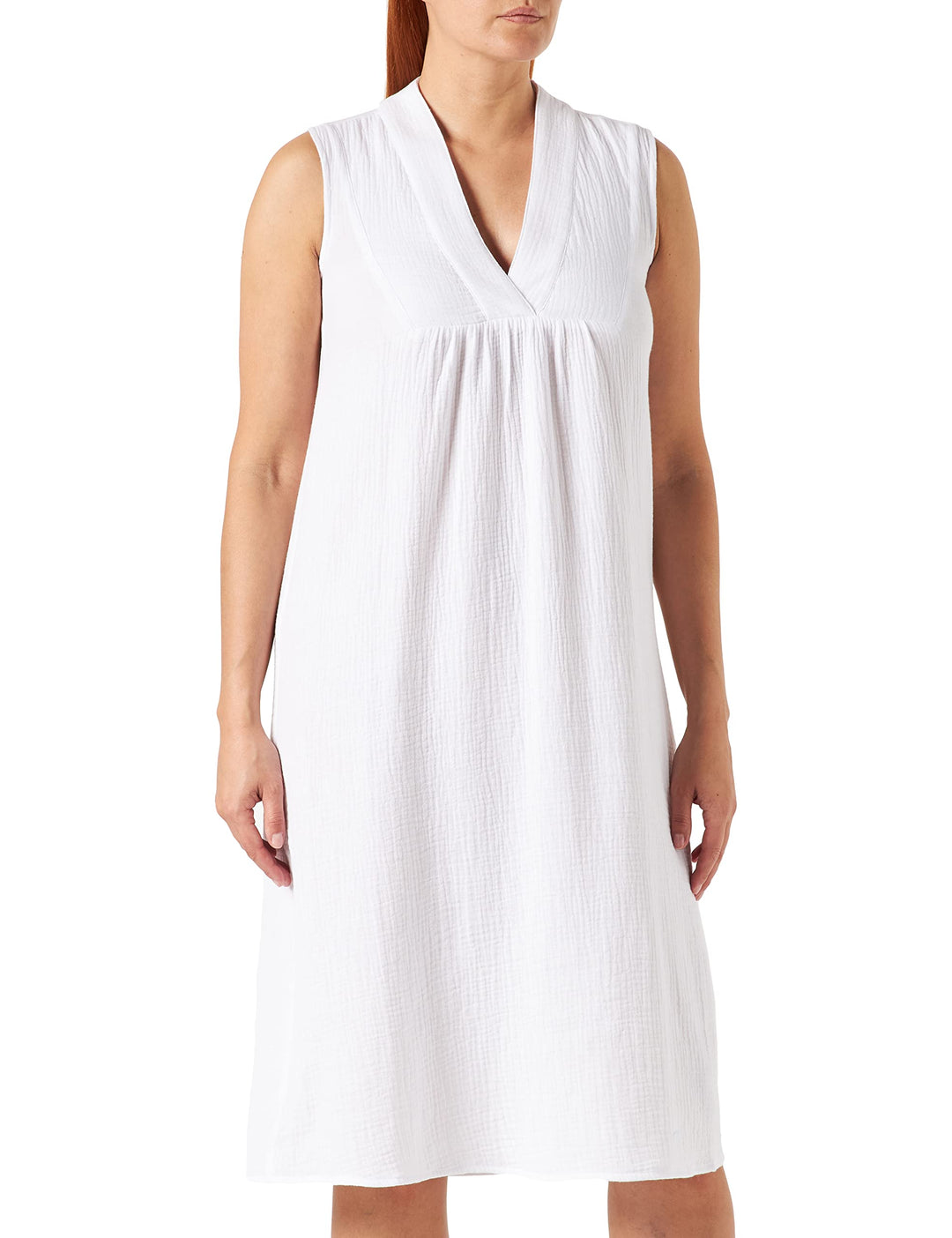 PART TWO Damen Pejapw Dr Dress Relaxed Fit Kleid, Bright White