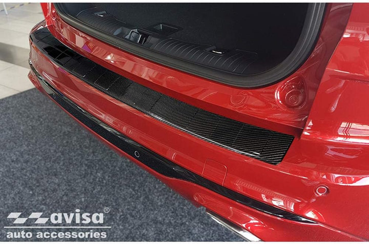 Avisa Echtes 3D Karbon Heckstossstangenschutz kompatibel mit Ford Kuga III ST-Line/Vignale/Hybrid 20