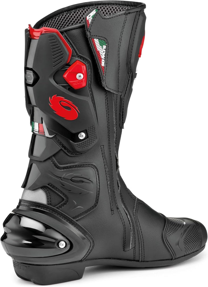 Sidi Herren Vertigo 2Motorradstiefel 41 EU Black Red, 41 EU Black Red