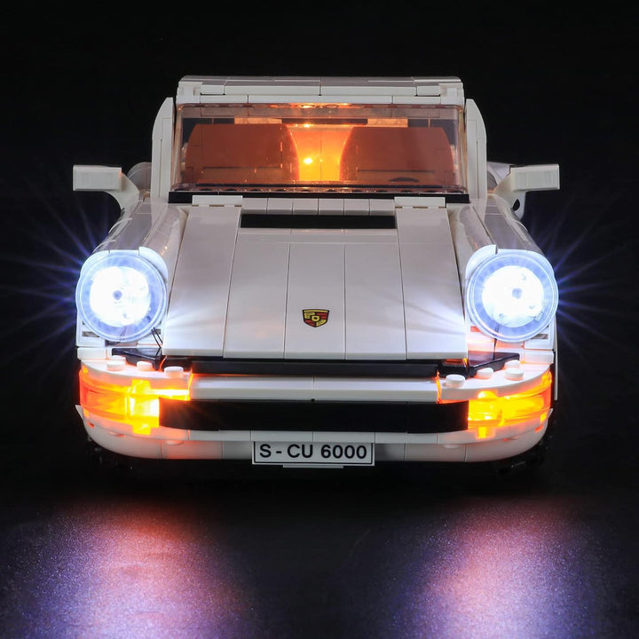 YEABRICKS LED Licht für Lego-10295 Creator Expert Porsche 911 Bausteine Modell (Lego Set Nicht entha