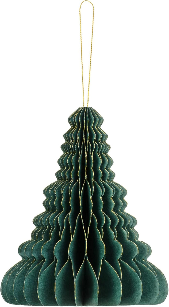 Libetui 3er Set Deko Tannenbaum Wiederverwendbare Weihnachtsbäume Wabenbälle aus Pappe Deko Weihnach
