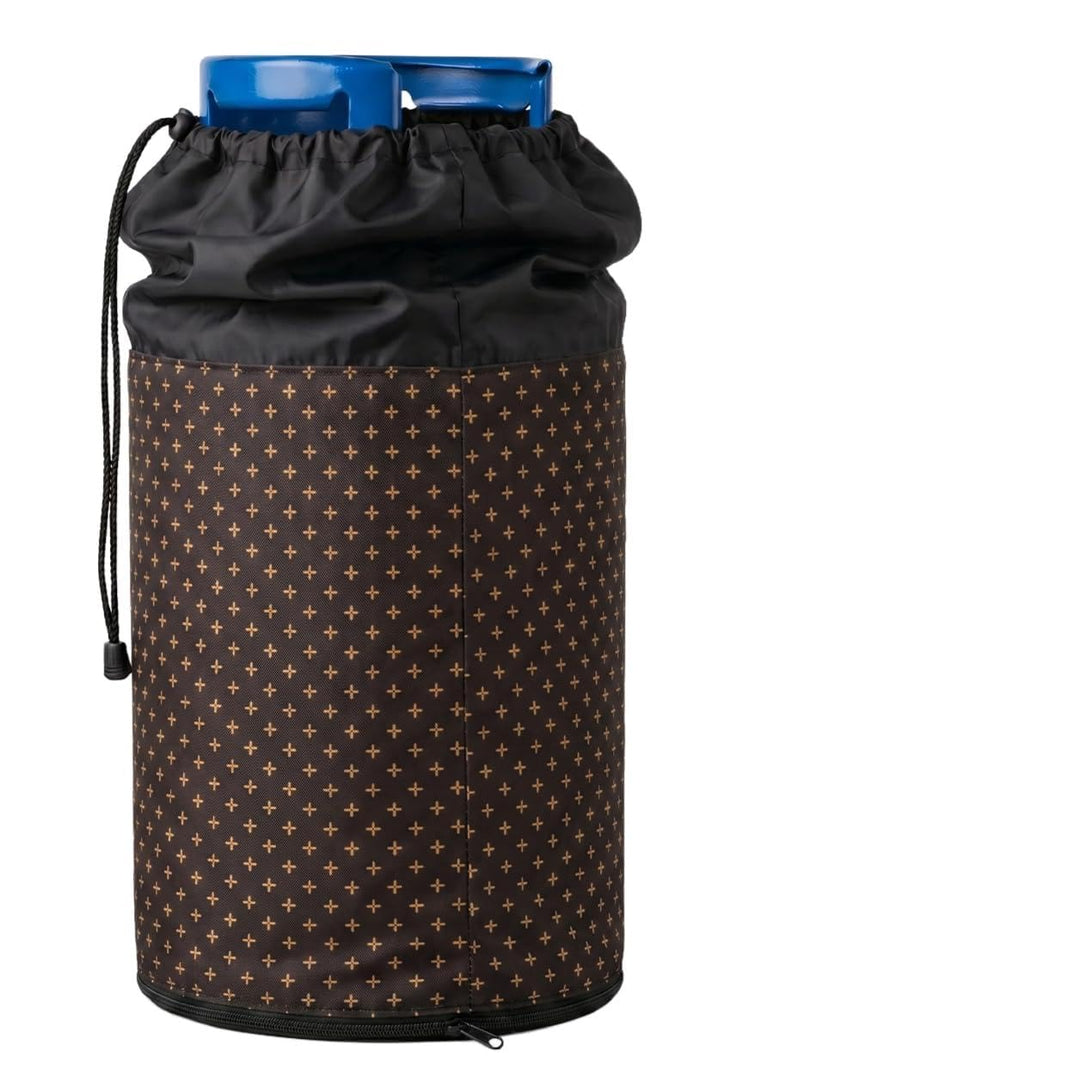 Gasflaschen Abdeckung 11 kg für Grill und Camping Gasflaschenhülle mit Kordelzug Reissverschluss sta