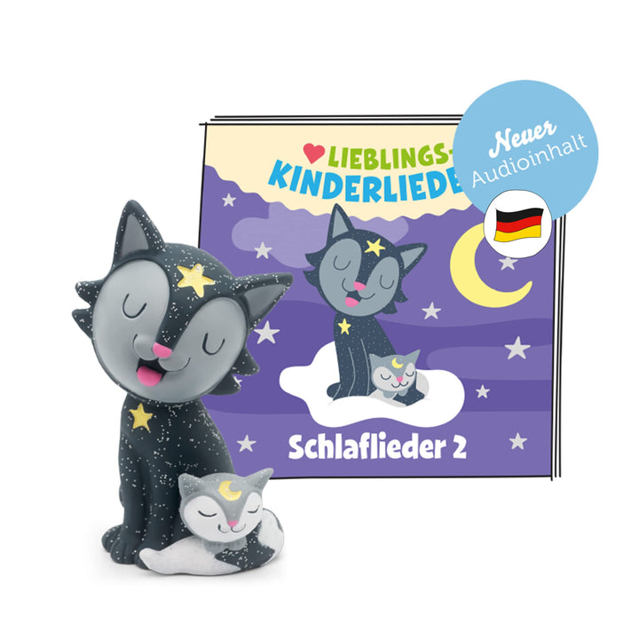 tonies Hörfiguren für Toniebox, Lieblings-Kinderlieder – Schlaflieder 2, Kinderlieder für Kinder ab