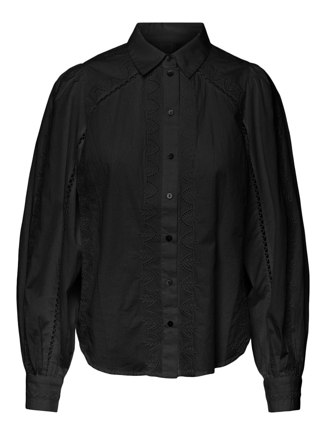 YAS Damen Yaskenora Ls Shirt S. Noos Bluse (1er Pack) L Schwarz, L Schwarz