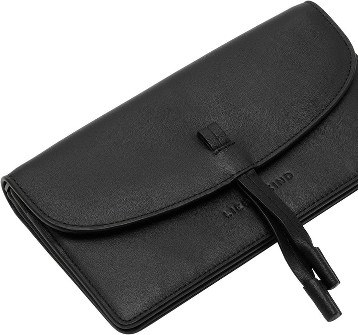 Liebeskind Damen Slam (OOS) Purse L L (HxBxT 9.4cm x 18.5cm x 2.5cm ) Schwarz Knot, L (HxBxT 9.4cm x