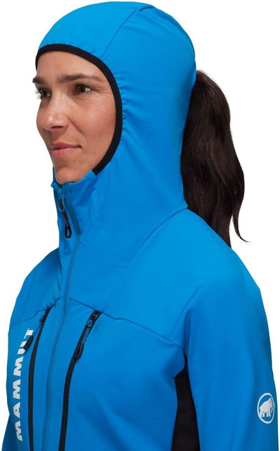 Mammut Damen Softshelljacke Aenergy M Glacier Blue-Black, M Glacier Blue-Black