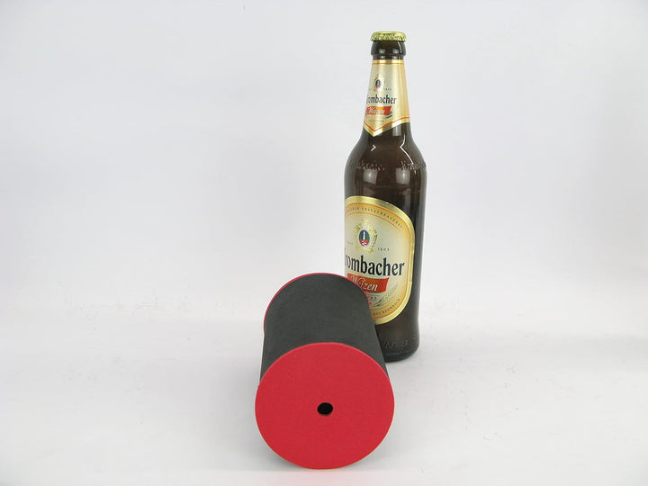 5er Set schwarze Getränkekühler 0,5l Flasche - Bierkühler - Neoprenkühler - passgenau ~Flaschenkühle