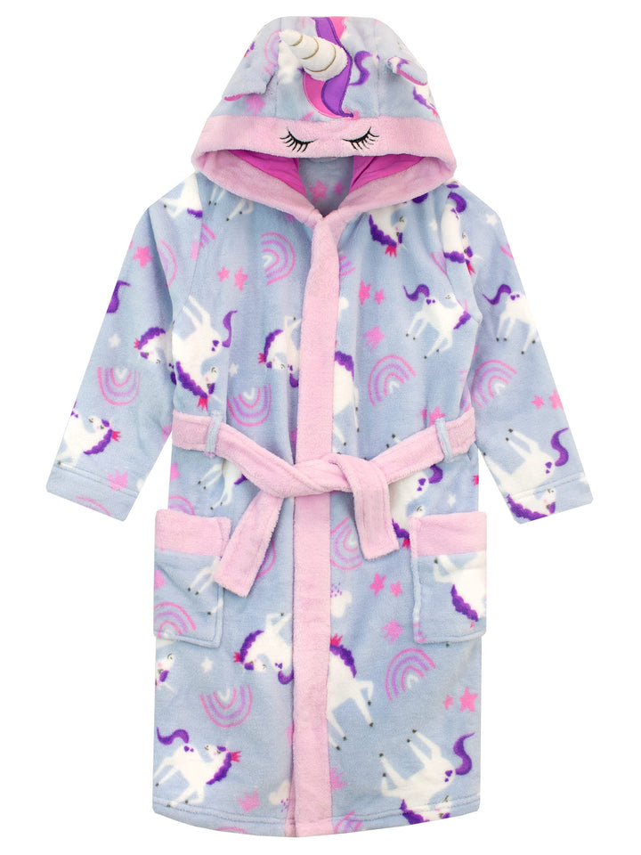 Harry Bear Mädchen Bademäntel Unicorn 128 Violett, 128 Violett