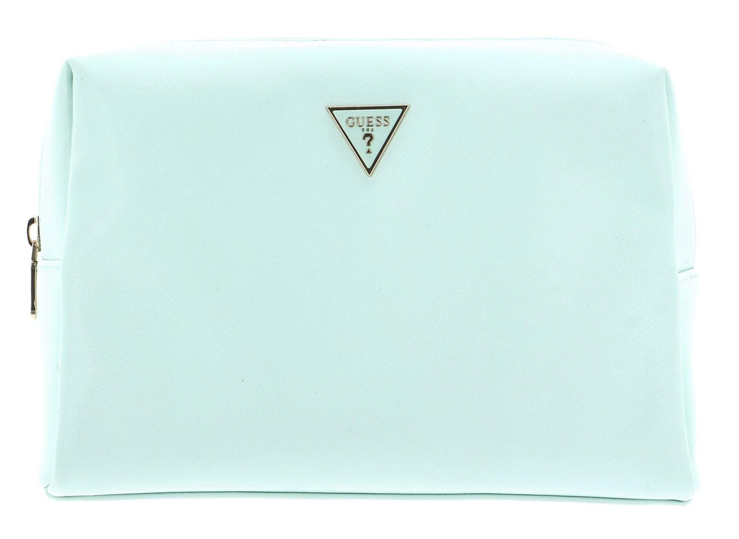 GUESS Top Zip Cosmetic Bag Mint