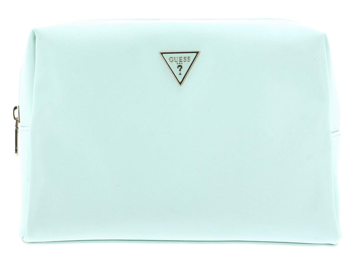 GUESS Top Zip Cosmetic Bag Mint