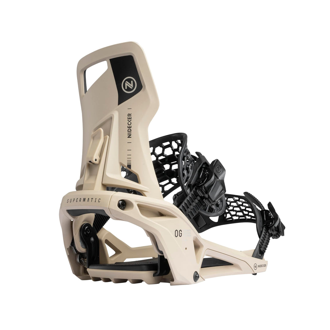 Nidecker Supermatic Snowboard – Universelle, doppelt einsteckbare automatische Bindung – Komfortabel