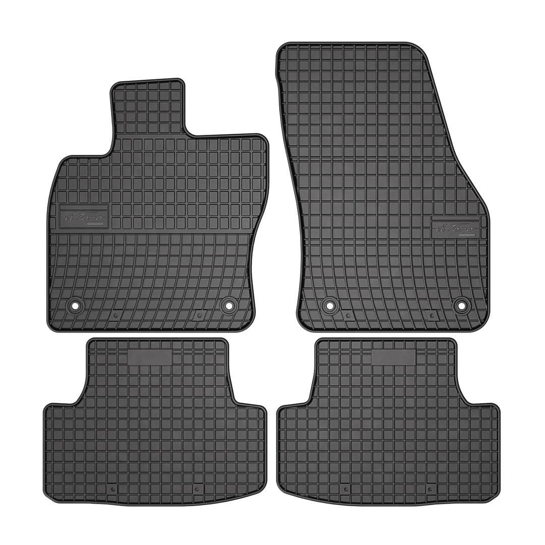 FROGUM EL Toro Gummimatten Ganzjähriges-Set von Autofussmatte Auto Fussmatten für SEAT Ateca ab 2016