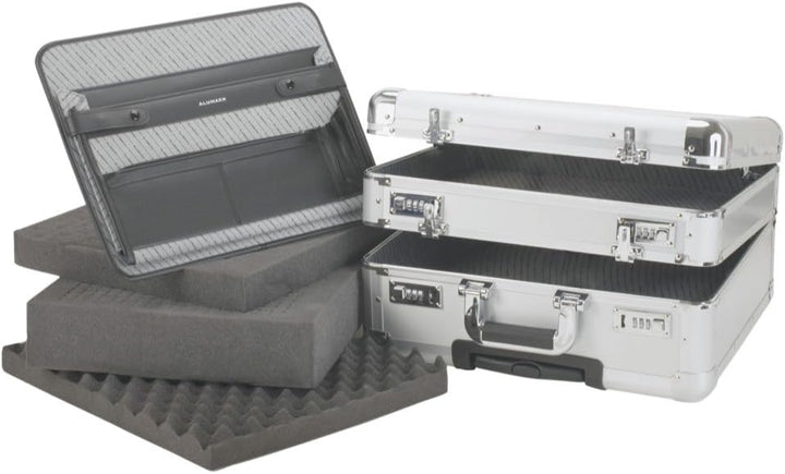ALUMAXX 45150 Fotokoffer Trolley CHALLENGER, Piloten Koffer Aluminium, Aktenkoffer Alu, Pilotentroll