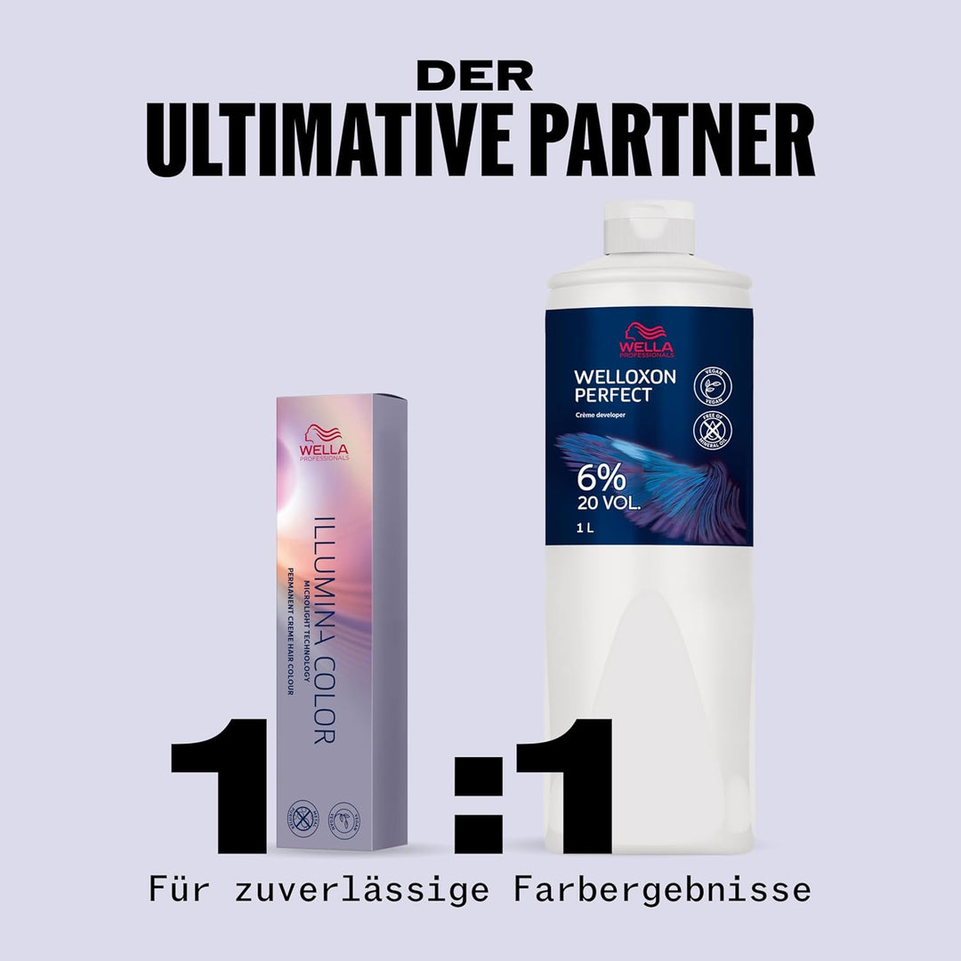 Wella Professionals Illumina Color – Permanente, vegane Premium-Haarfarbe - natürliche Farbergebniss