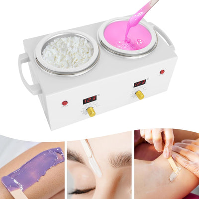Doppeltopf Wachswärmer Waxing Set, Professionelles Waxing Maschine für die Haarentfernung zu Hause 2