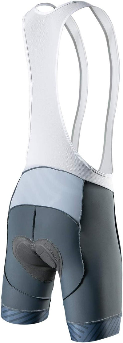 Santic Trägerhose Fahrrad Herren Fahrradhose Kurz mit Sitzpolster Radhose Herren Kurz Gepolstert S G