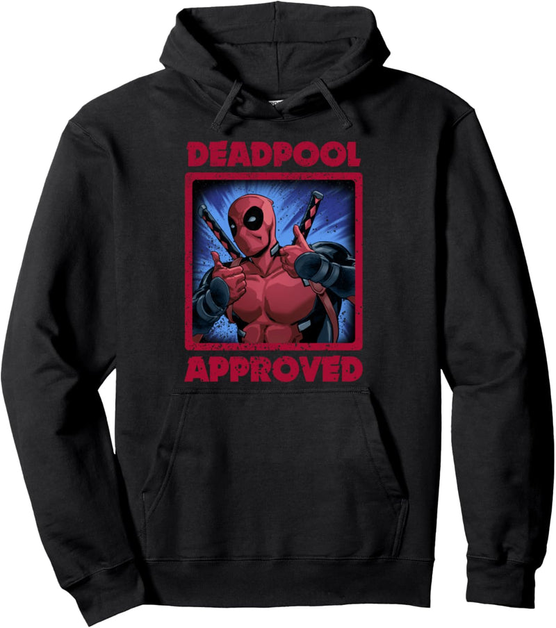 Marvel Deadpool Two Thumbs Up Approved Pullover Hoodie