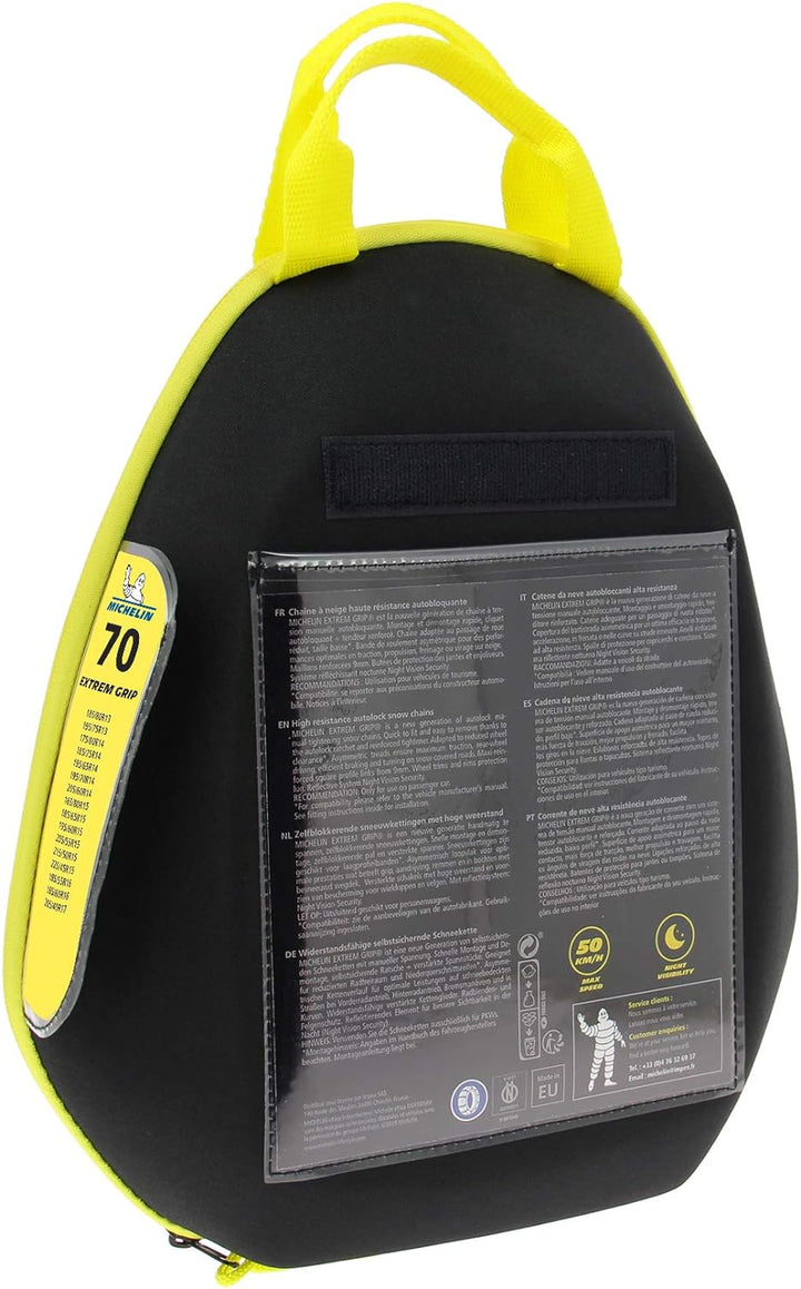 MICHELIN Schneeketten Extrem Grip, selbstblockierende Spannung, Nr. 70 N°70, N°70