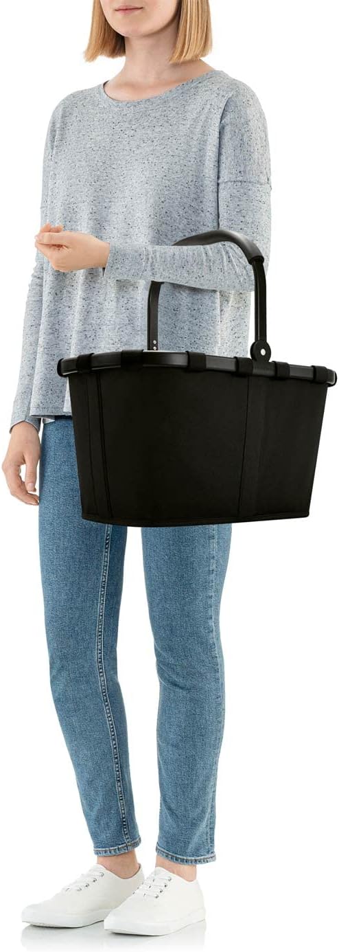 reisenthel carrybag frame black/black Masse 48 x 29 x 28 cm/Volumen: 22 l