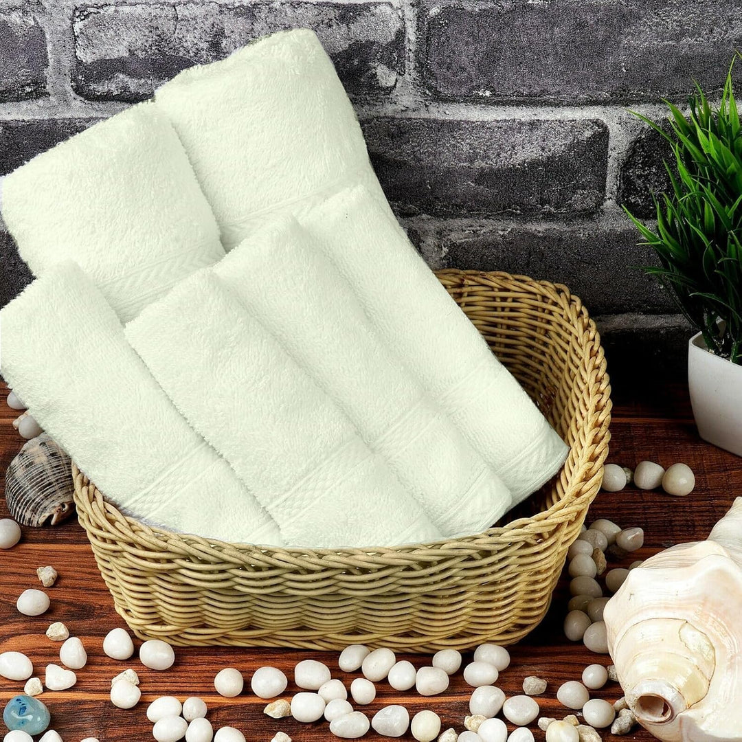 SweetNeedle Supreme Premium 500 g/m² 8 Piece Towel Set, 100% Baumwolle, Machine Wash, Double Stitche