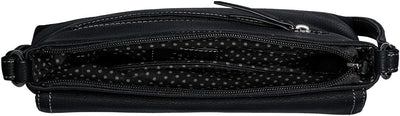 Gabor bags Dina Damen Umhängetasche Crossbody Bag 25,5 x 4 x 18,5 Schwarz, 25,5 x 4 x 18,5 Schwarz