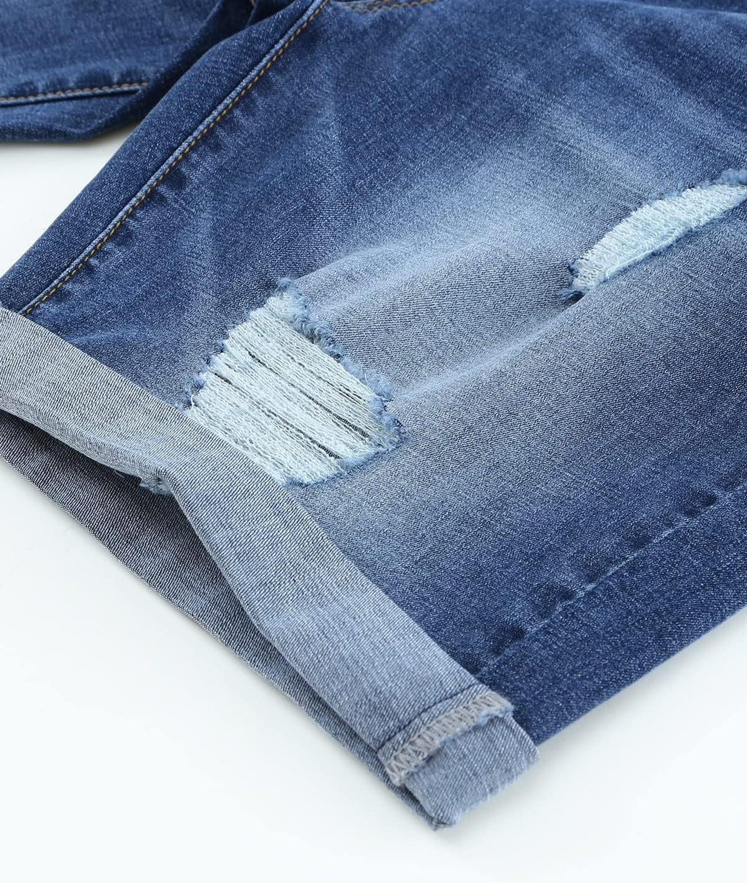 Meilicloth Jeans Shorts Kurze Herren Shorts Sommer Denim Western Casual A Navy Blau XS, A Navy Blau