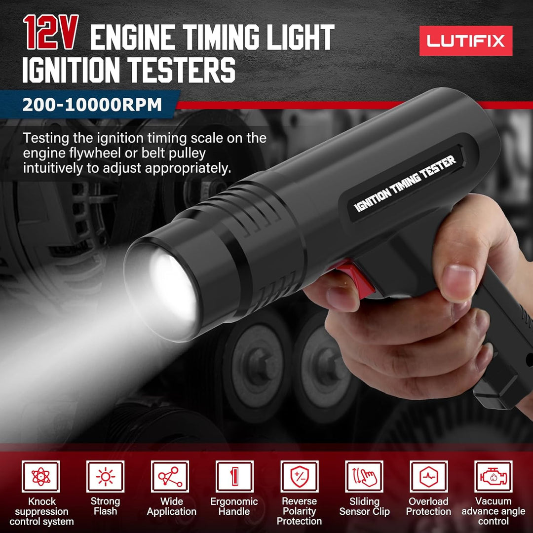 12V Professionelle Zündungsblitzlampe Zündung Timing auf Automotive, AutomotiveEngine-Timing-Licht e
