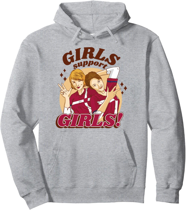 Women friends feminist Girls support girls Pullover Hoodie