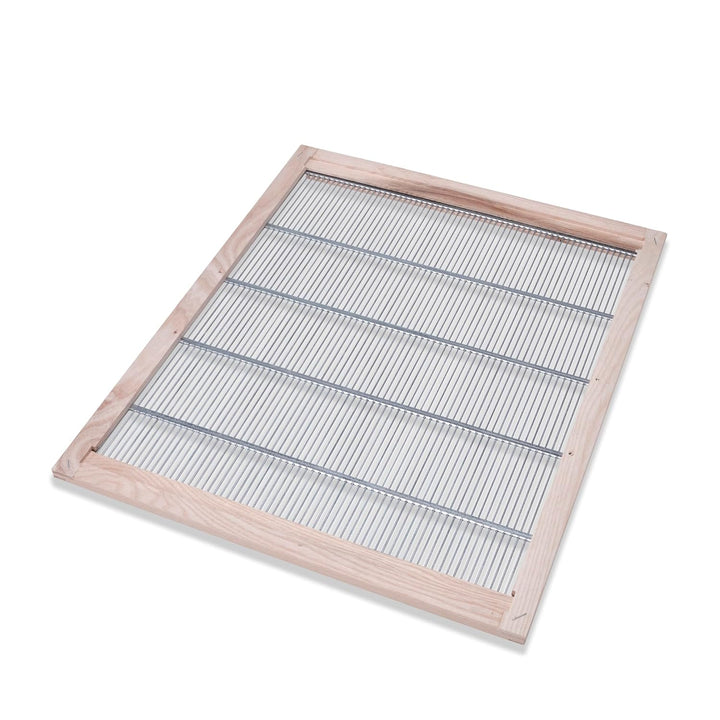 Imkado Absperrgitter Zander Liebig im Hartholzrahmen (für 520 x 420 mm Beuten-Aussenmass) aus Metall