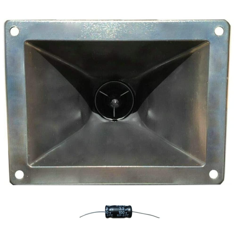 1 CIARE PT252 Driver Tweeter mit Kompression 12,00 x 9,00 cm 75 watt rms und 200 watt max impedanz 8
