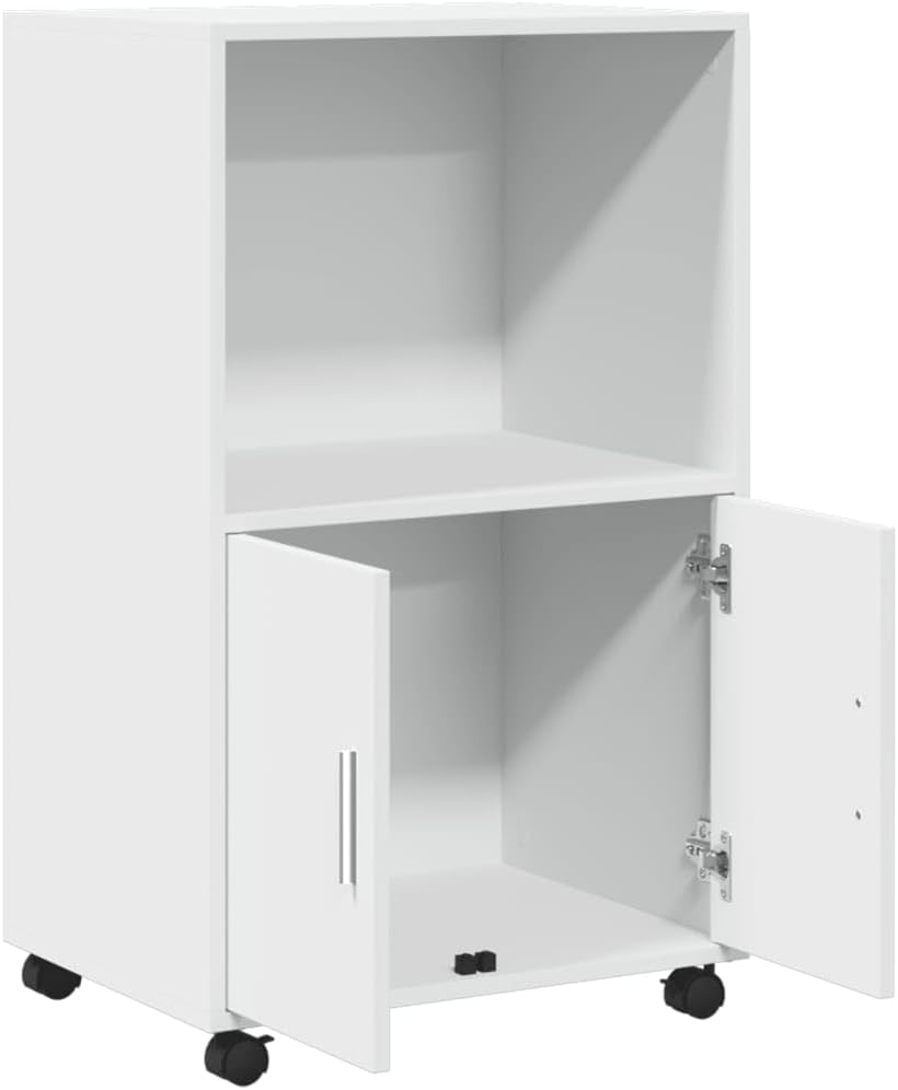 vidaXL Rollschrank, Büroschrank mit Stauraum, Aktenschrank für Wohnzimmer Büro, Bürocontainer Schran