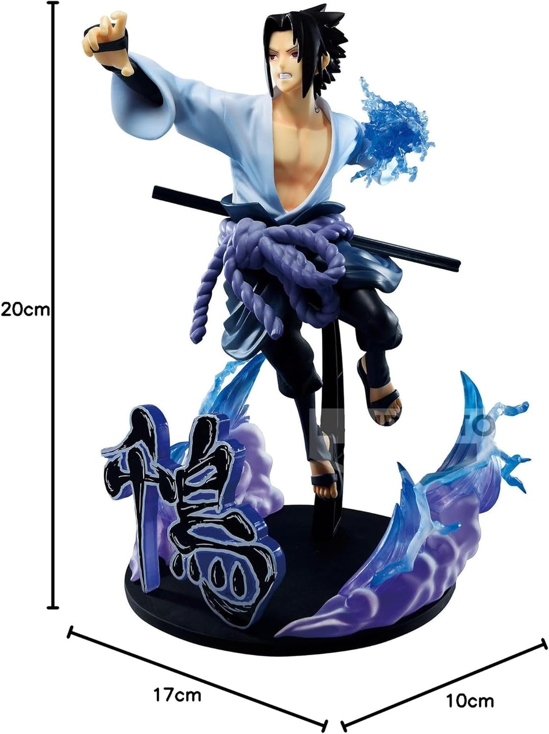 BANPRESTO Naruto Shippuden - Uchiha Sasuke - Figurine Vibration Stars 20cm