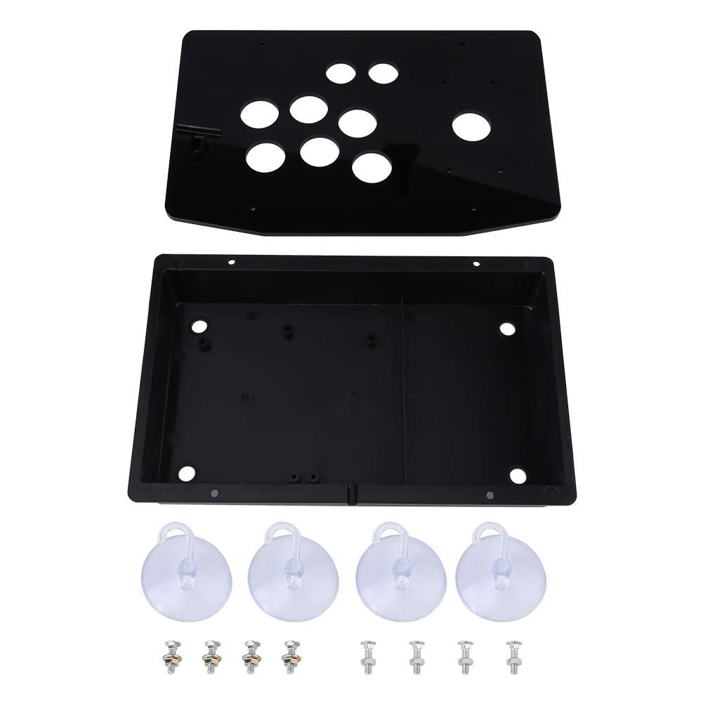 Arcade Game Kit USB Encoder mit geringer Verzögerung PC Joystick DIY Controller Schwarze Acrylscheib