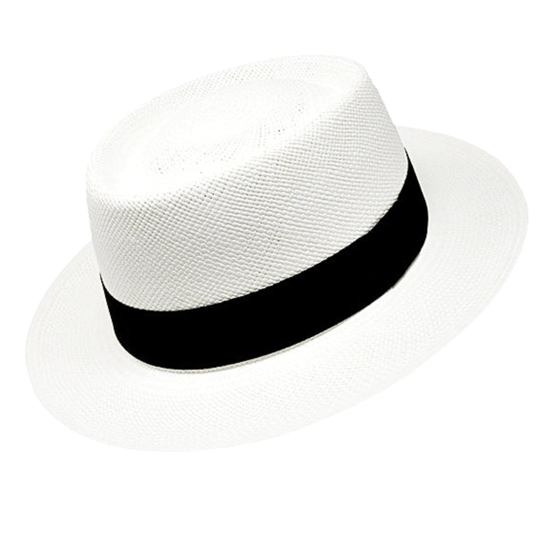 Gamboa Fedora Panama Hut Herren und Damen Sommer Strohhut Panamahut Sonnenhut UV-Schutz UPF50+ XL Su