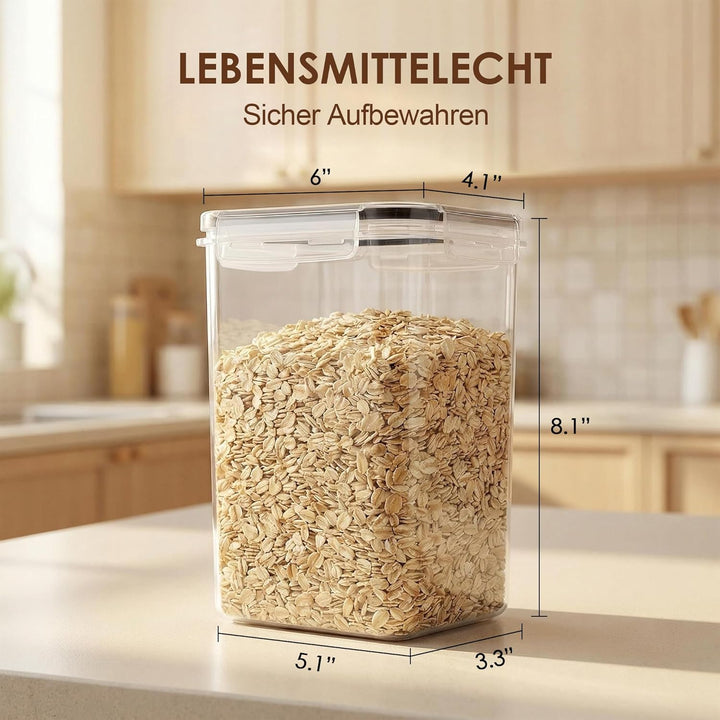 Vtopmart 2L Vorratsdosen Set, Müsli Schüttdose &amp; Frischhaltedosen, BPA frei Kunststoff Vorratsdosen