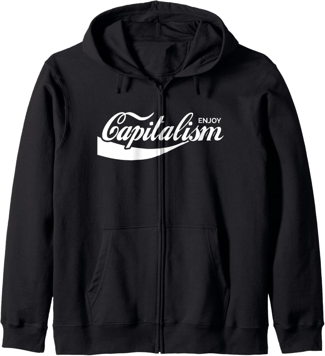 Lustiges Enjoy Capitalism T Shirt Kapuzenjacke