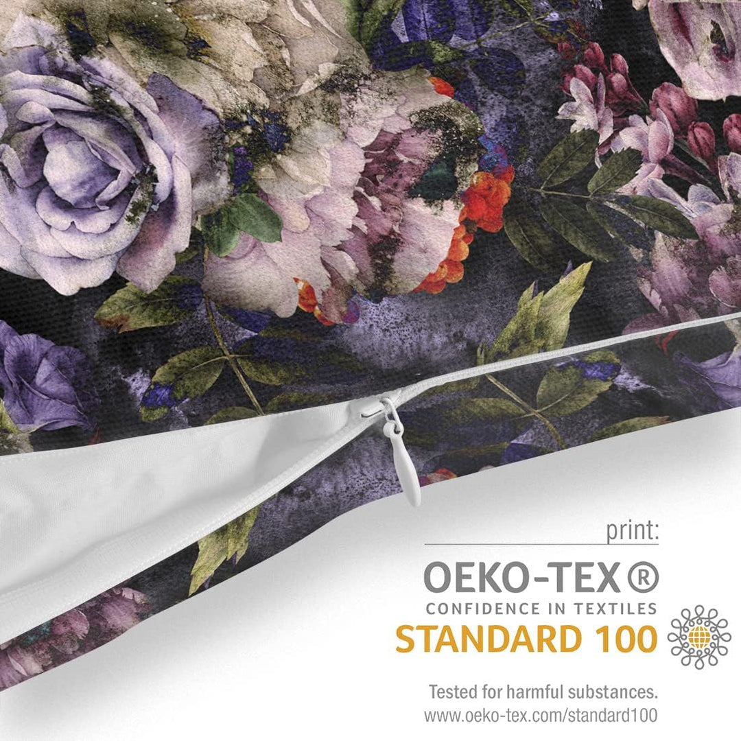 VOID Viktorianisches Blumendekor Kissenbezug Kissenhülle Sofakissen Kissen Deko Outdoor-Kissen Dekok